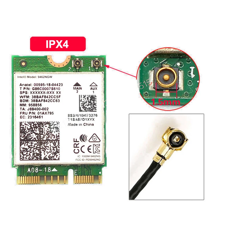 Kabel MHF4 do SMA RP-SMA żeński do uFL/u.FL IPX4 SMA żeński 0,81 mm do anteny WIFI RG0,81 MM przedłużacz pigtailowy — zdjęcie produktu 4