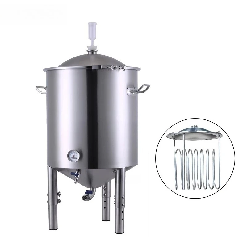 

Customizable 55L/70L Stainless Steel Conical Fermenter Fermentation Tank Home Brewing Beer Fermenter Beer Brewing Equipment
