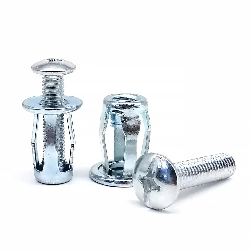 XLGYLPRO 35pcs/box Jack Nut Expansion Rivets Nut Screw Bolt Mix M4 M5 M6 Kit for Hollow Wall Iron Skin Clamp Petal Anchors Plugs