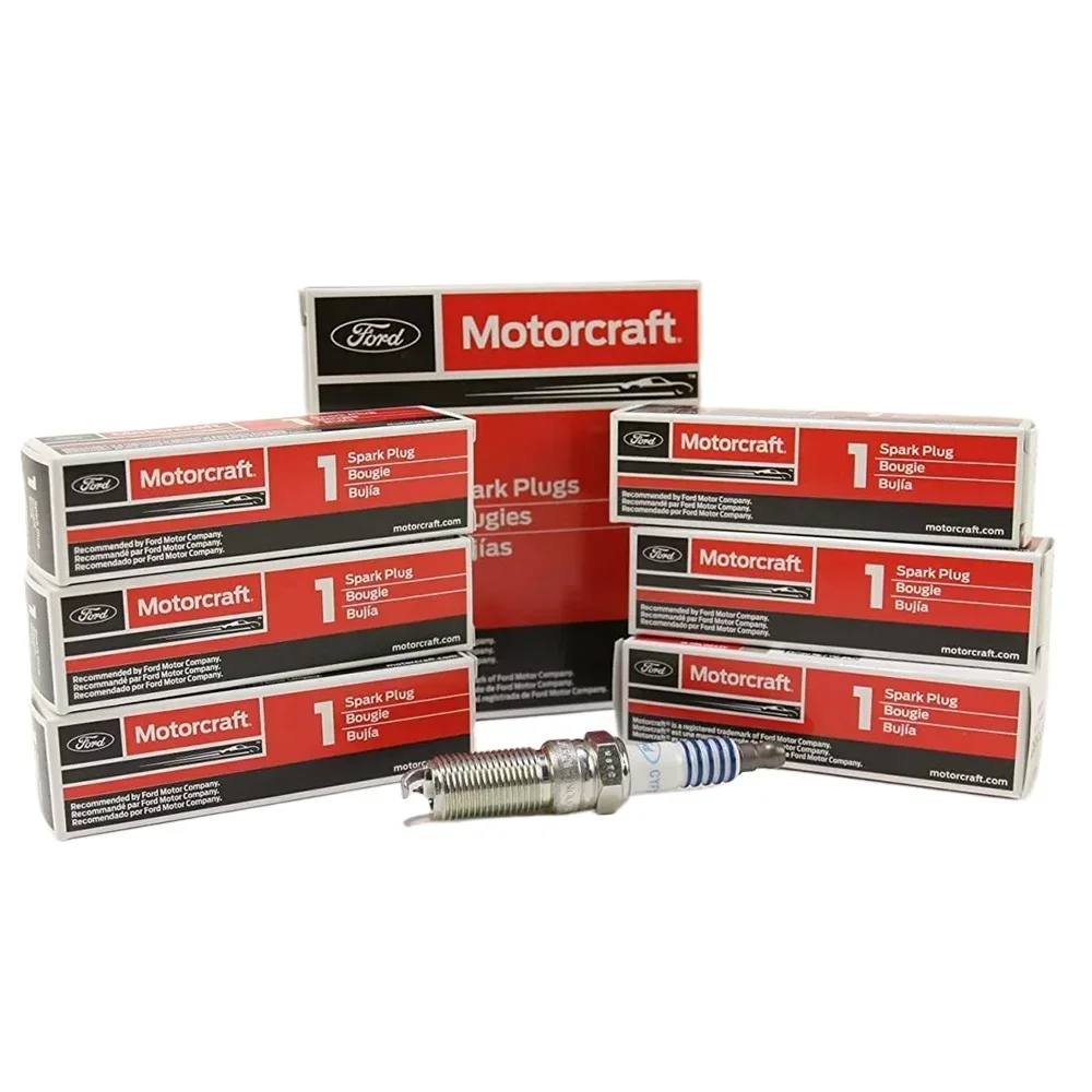 8PCS SP-580 Genuine Iridium Spark Plug For Motorcraft SP534 SP580 SP580X CYFS12YT4X Ford F-150 Explorer Taurus Nissan Juke Cube