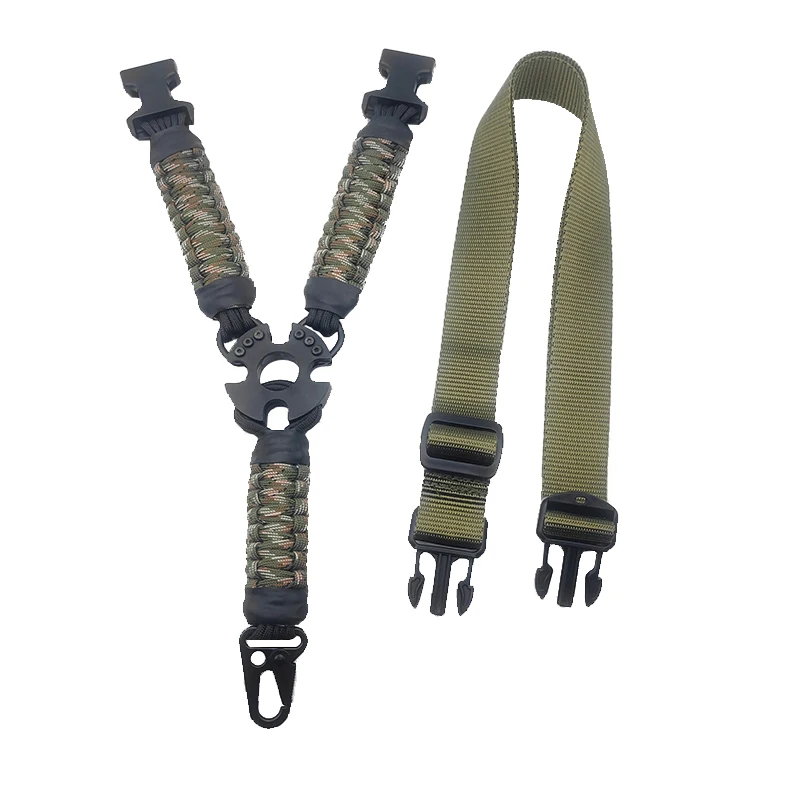 Imagem -03 - Ponto Único Rifle Gun Sling Nylon Webbing Ponto Rifle Strap Belt Airsoft Militar Caça Acessórios