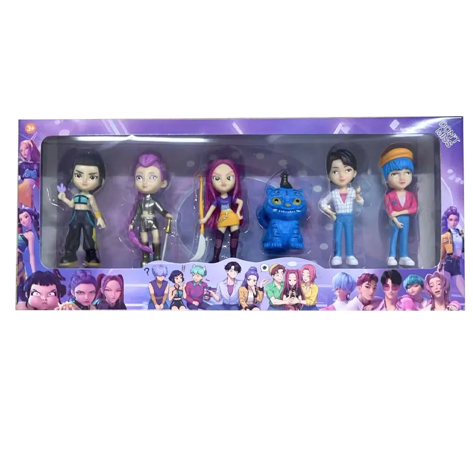 2026 НОВЫЙ Kpop Devil Hunter Rumi Zoe Mira аниме поливинилхлорид коллекция персонажей настольные безделушки детский новогодний подарок