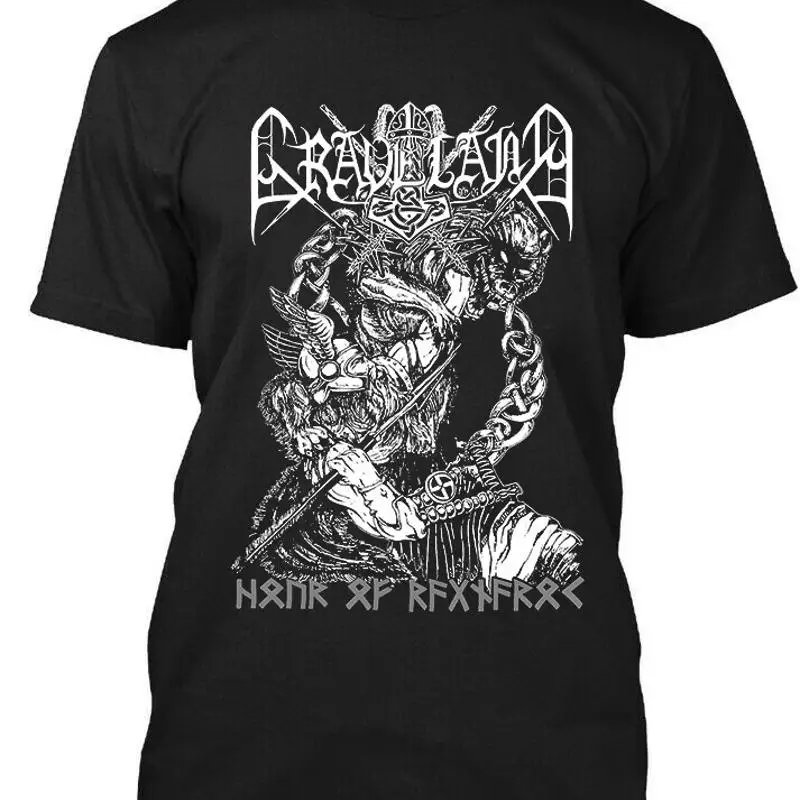 T-shirt avec Logo Graveland Hour of Ragnarok, polonais, rétro, classique, Vintage, S 4XL