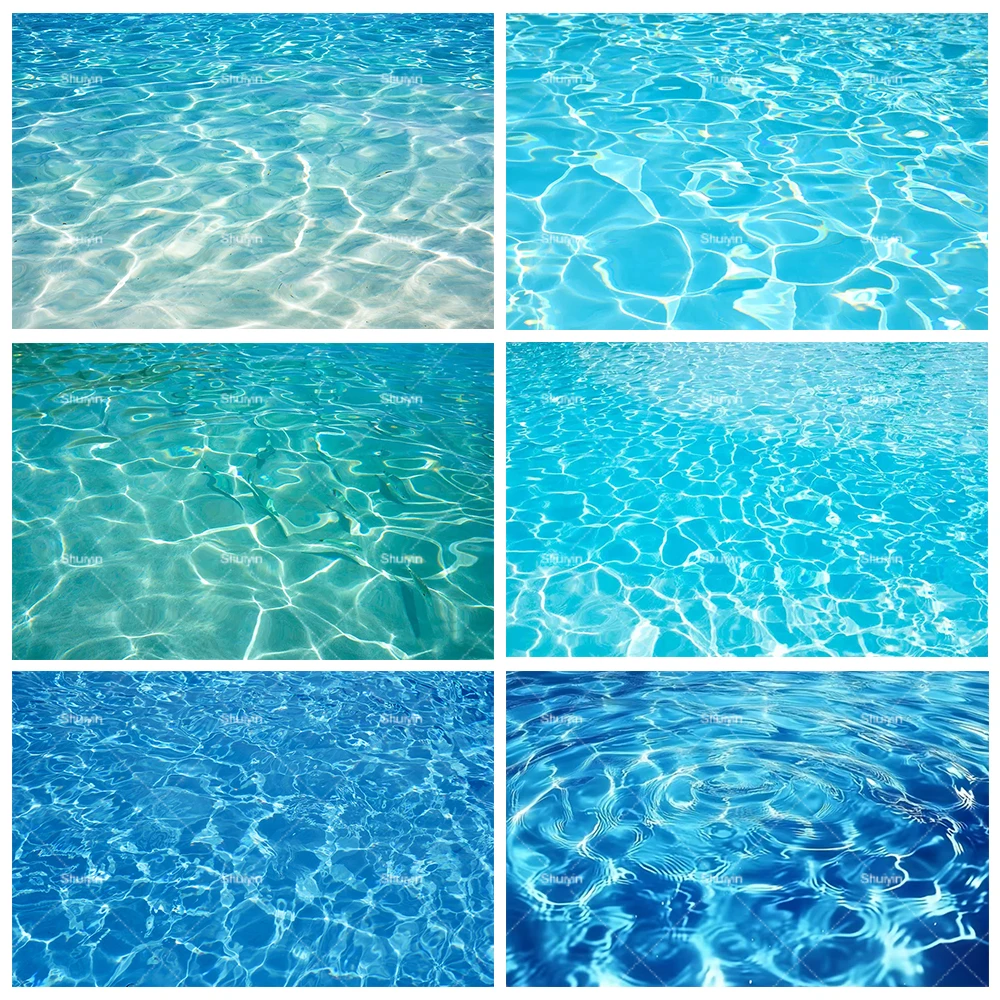 Photography Aesthetic - Sfondo Fotografico con Texture Acqua Marina,
