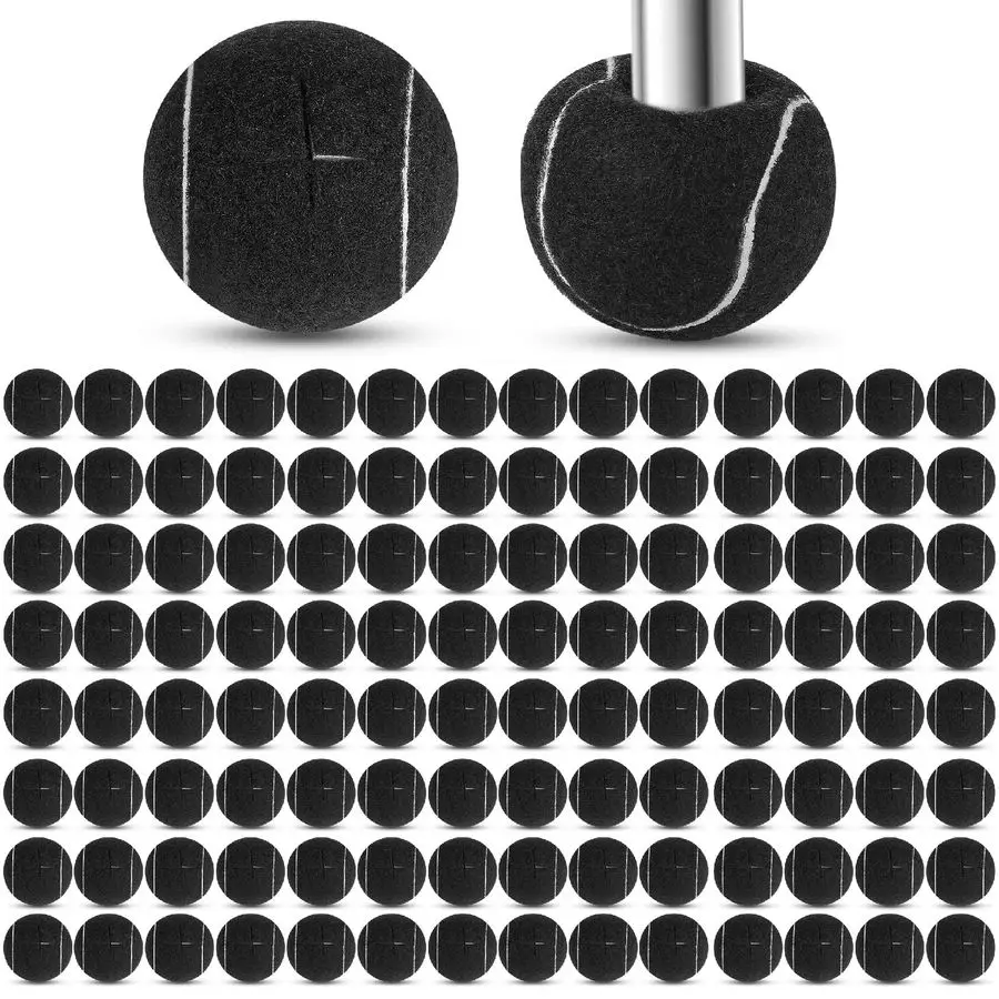 

250 Pcs Precut Tennis Balls for Chairs Tennis Ball Chairs Foot Covers Balls for Furniture Leg for Classroom Floor Protection Cha