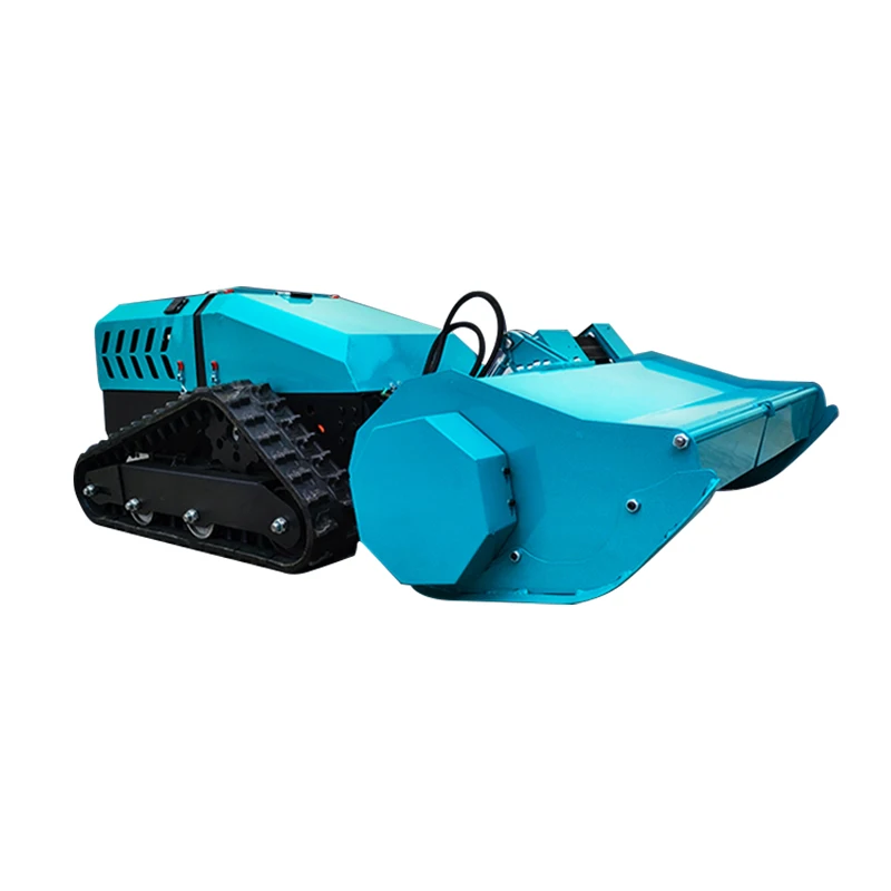 Crawler Lawn Mower For Farmland Grass Cutting Flexible Operation For Lawn Care Hillside Green Belt And Overgrown Grass Clearing
