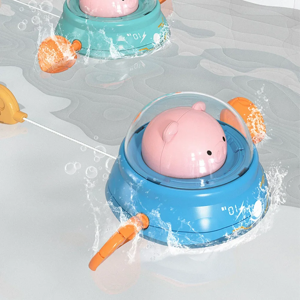 

Малыш дер бани и играет в воду, Подводная лодка, заводная цепочка для животных, игра в ванную, детские игрушки