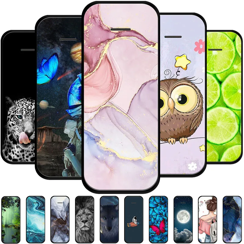 For Nokia 215 4G Case Marble Soft Silicone TPU Phone Back Cover Funda for Nokia 215 4G Protector Nokia215 TA-1284 Bumper Coque