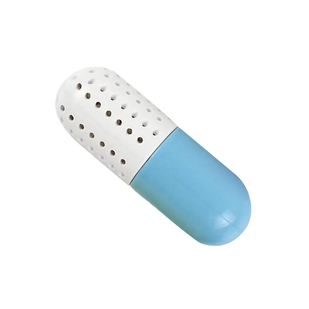 

1Pcs Odor Eliminating Capsule Deodorizer for Shoes Cabinets Drawers Suitcases ABS Zeolite Breathable Hollow Design Home Decor