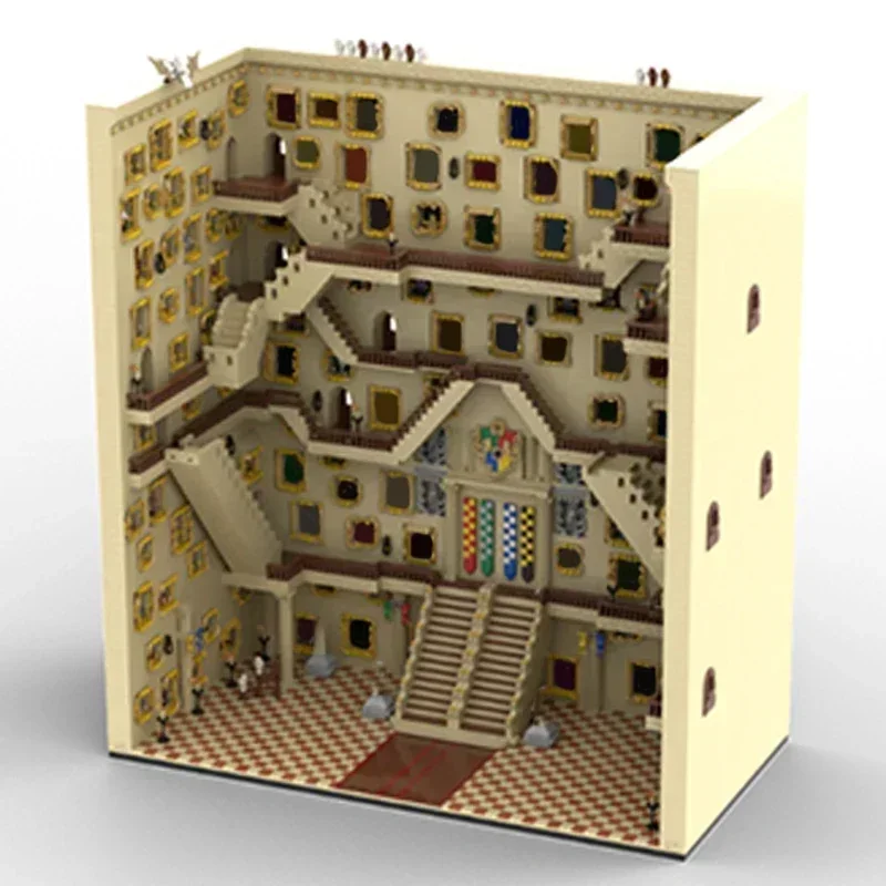 Moc Building Bricks Famas Movie Model Stair Room Technology Modular Blocks Holiday Gifts Toys For Children DIY Sets Assembly