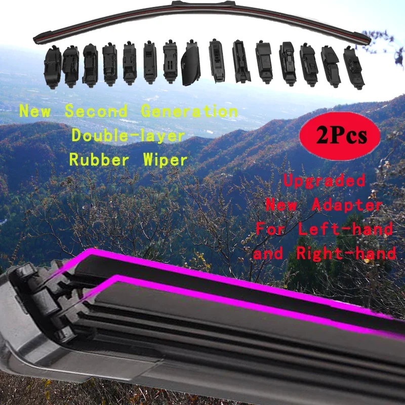 For Volkswagen VW Passat B8 2015 2016 2017 2018 2019 Front Windscreen Windshield Brushes Washer Accessories 2PCS Car Wiper Blade