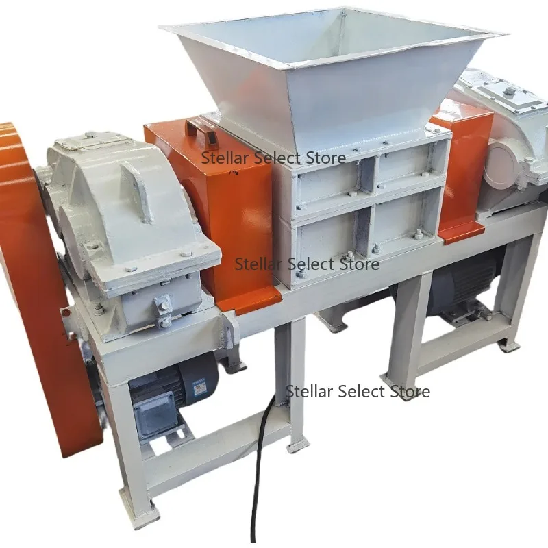 Cable Shredder Machine Dual Shaft Wire Plastic Cable Crusher For Electric Waste Management Use