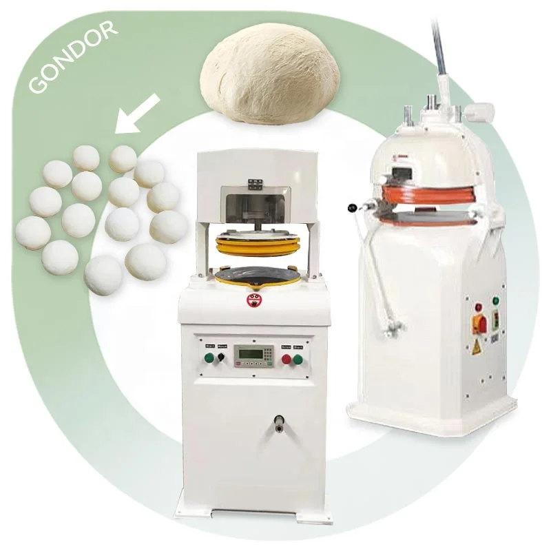 Máquina Boleadora de Masa para Hamburguesas, Máquina Automática para Dividir y Redondear Masa de Pizza