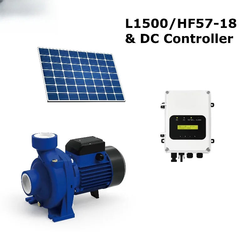 2Inch Centrifugal Surface Solar Water Pump 1.5KW 2HP Inverter Supported For Agriculture Livestock Irrigation Household Use