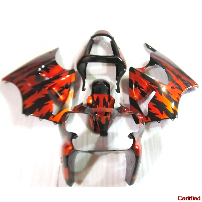 fairing kits for Kawasaki Ninja ZX6R 2000 2001 2002 motorcycle fairings ZX6R 00-02 orange aftermarket set