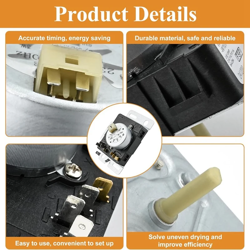 w10745655-ドライヤータイマー-418-619-20-b5-洗濯乾燥機用タイマー-乾燥機タイマー交換用-ned4655ew1-tces