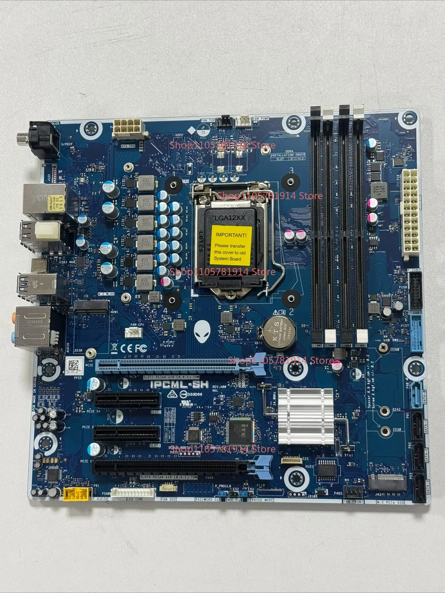 For Dell IPCML-SH 7W25T Alienware Aurora R12 Main Board