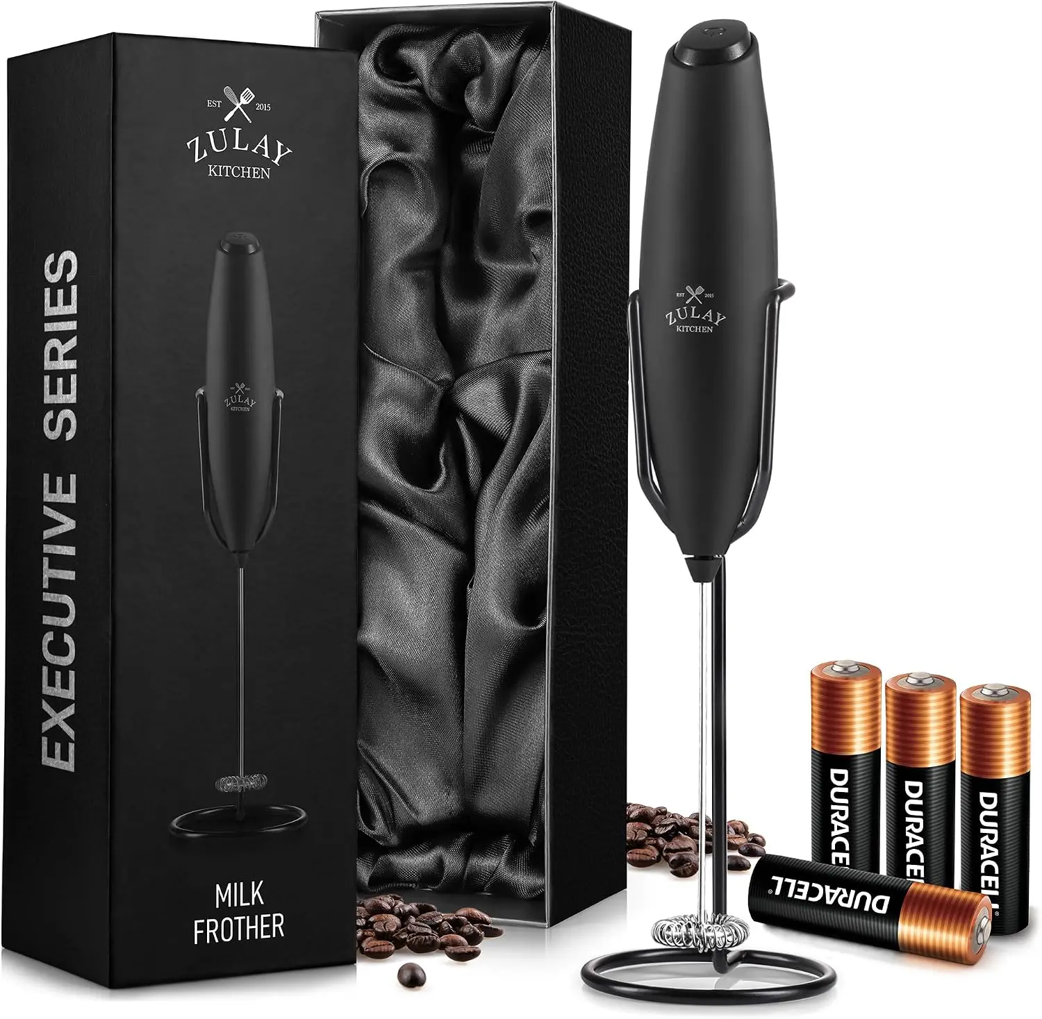 Electric Milk Frother Handheld Foam Maker for Latte Cappuccino Coffee Gift