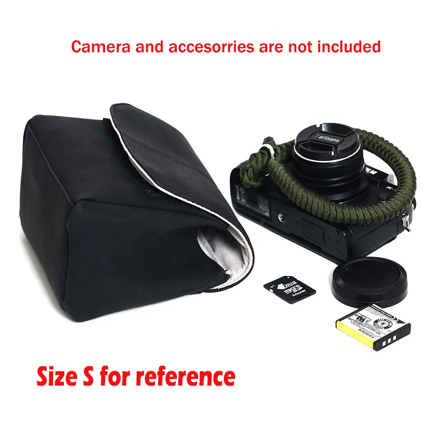 Portable Camera Bag For Canon EOS M50 M6 M6II M100 M200 RP R6 R5 Sony A7C A7 A7RII A7M3 A6400 A6500 A6600 Protective pouch