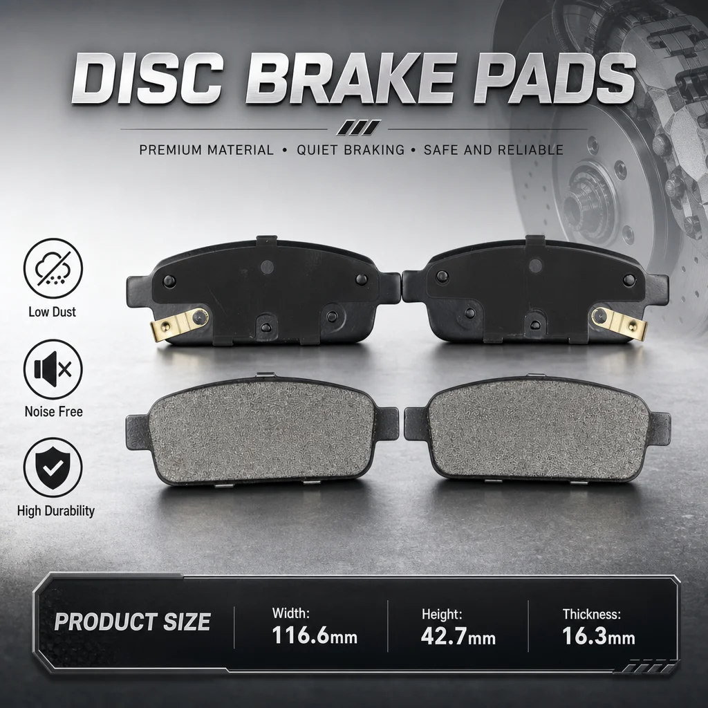 Rear Brake Pad Set For CHEVROLET ORLANDO J309 2011 VOLT AVEO T300 OPEL ASTRA J P10 MOKKA CASCADA AMPERA Ceramics Parts D1468