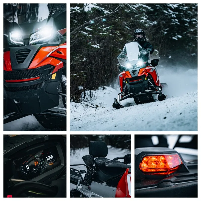 Motoneige 1000CC, toboggan, véhicule tout-terrain