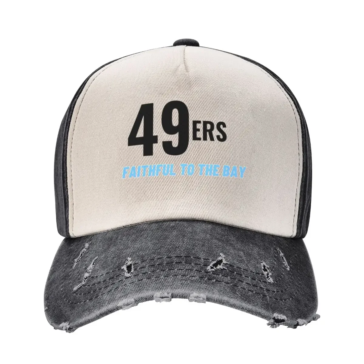 

49ers . Faithful to the bay Baseball Cap Hat Man For The Sun Luxury Cap Hat men Men Luxury Brand Women's