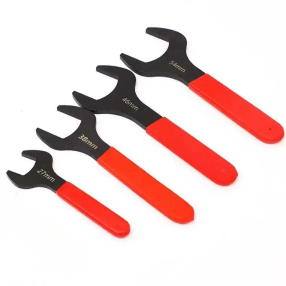 1Pcs Thin Single Open End Wrench 15 Degree Offset Angle 7-32mm Metric U-Shaped Spanner Blackening Flat Head view 2