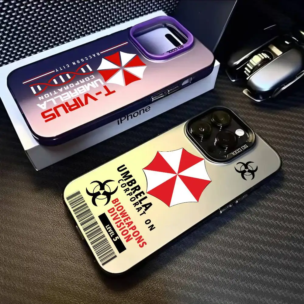 

R-Resident Evil Umbrella Phone Case For iPhone 17 16e 16 15 14 13 12 11 mini Pro Max X XR XSMAX 8 7 Air Plus Anti Fall Matte