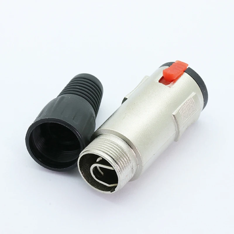 1PC Audio Jack 6.35mm Cable Connector, 1/4 inch Female 6.35mm Plug for Microphone/MIC
