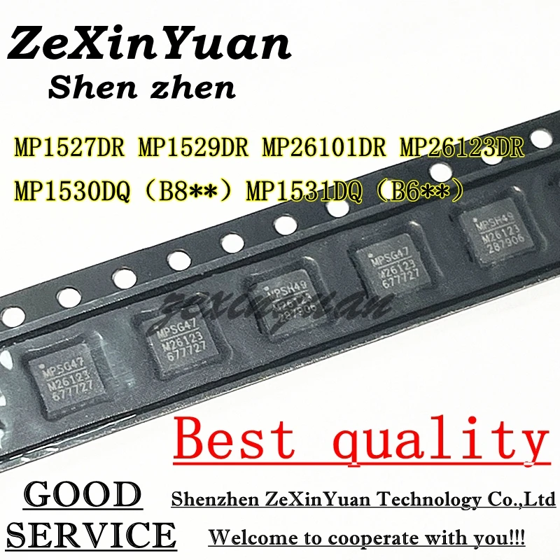 5PCS MP26123DR MP26123  M26123 MP1527DR 1527DR MP1529DR 1529DR MP26101DR M26101 MP1530DQ（B8**）MP1531DQ（B6**） QFN16 Best quality