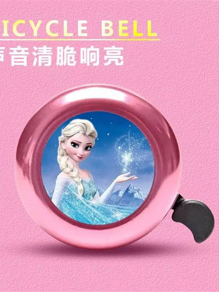 AliExpress TAKARA TOMY Frozen Bicycle Bell Elsa Princess Alloy MTB Bike Warning Alarm Cycling Handlebar Bell Ring Bicycle Horn Cycling Accessories