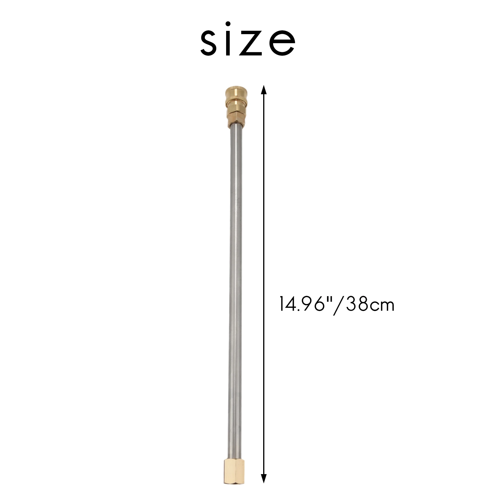 Hot Selling-90 Inch Universal Wand Set Car Washing Pressure Washer Wand Extension, Replacement Lance Power Washer Lance 1/4 Inch