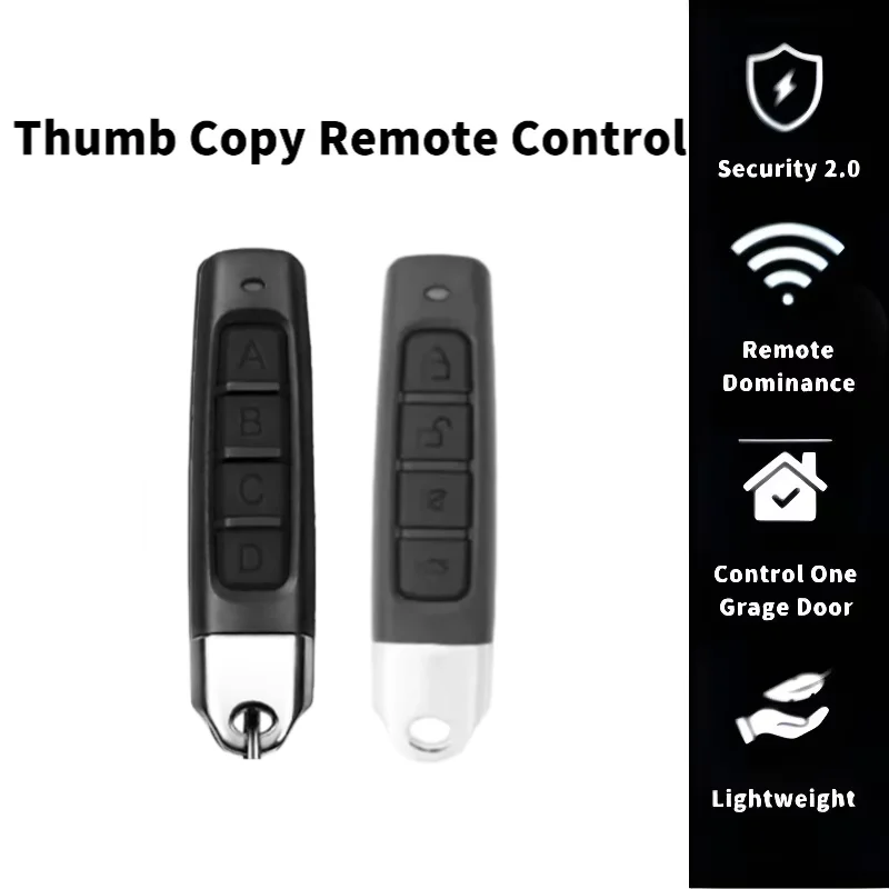 

Wireless 433Mhz remote control copycode remote control 4-channel electricclone door universal garage door control