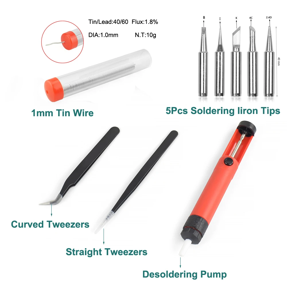 Toolour 8898สถานีเครื่องเชื่อม - Smd Rework Station Hot Air Soldering 2 In 1 บทวิจารณ์และราคา