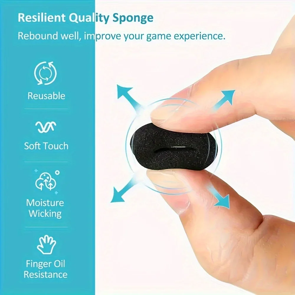 6 عبوات من حلقات مساعدة التصويب المصنوعة من السيليكون لوحدات تحكم PS5/PS4/Xbox/Switch Pro/Scuf - أدوات غير كهربائية للتحكم في الحركة بقبضة دقيقة