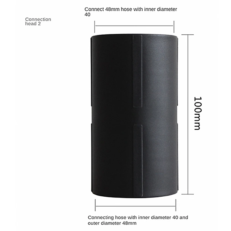 محول رأس لمكنسة كهربائية لتحويل فلتر الغبار ، أجزاء خرطوم الخيوط ، القطر الداخلي 32 ، 40 ، 50 ، 4
