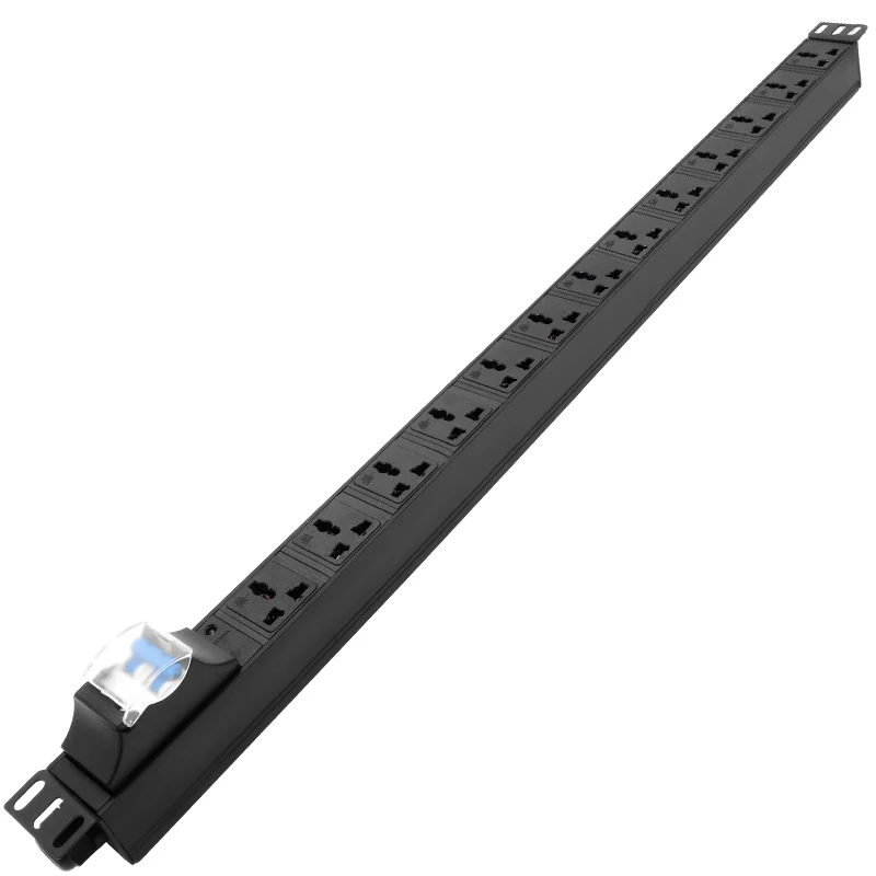 

Without Line 4000/8000W PDU Power Strip 13 Units Outlet 16A/32A Air Switch Industrial Socket Aluminum alloy shell