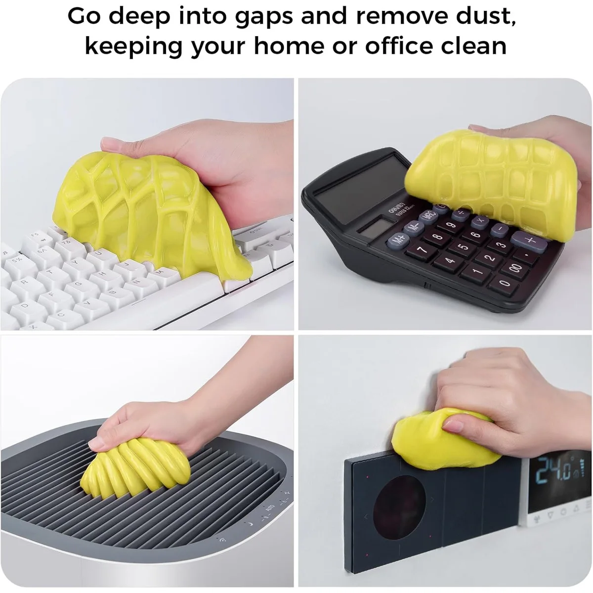 Household Dust Cleaning Gel Car Interior Cleaning Mud Dust Cleaning Mud For Pc Tablet Laptop Keyboard Camera Printer Calculator view 5