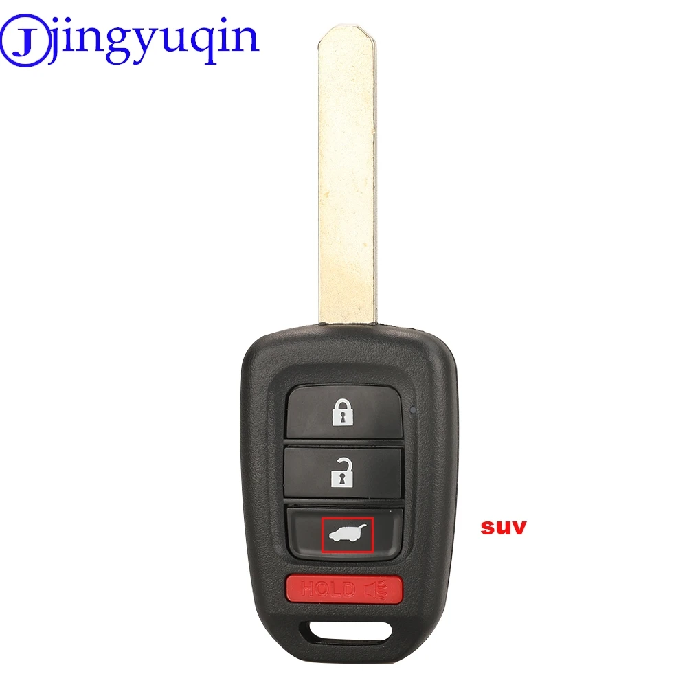 jingyuqin New 2/3/4 Buttons Remote Car Key Shell Case Cover Fob Blank For Honda GREIZ Civic City XRV Vezel Part