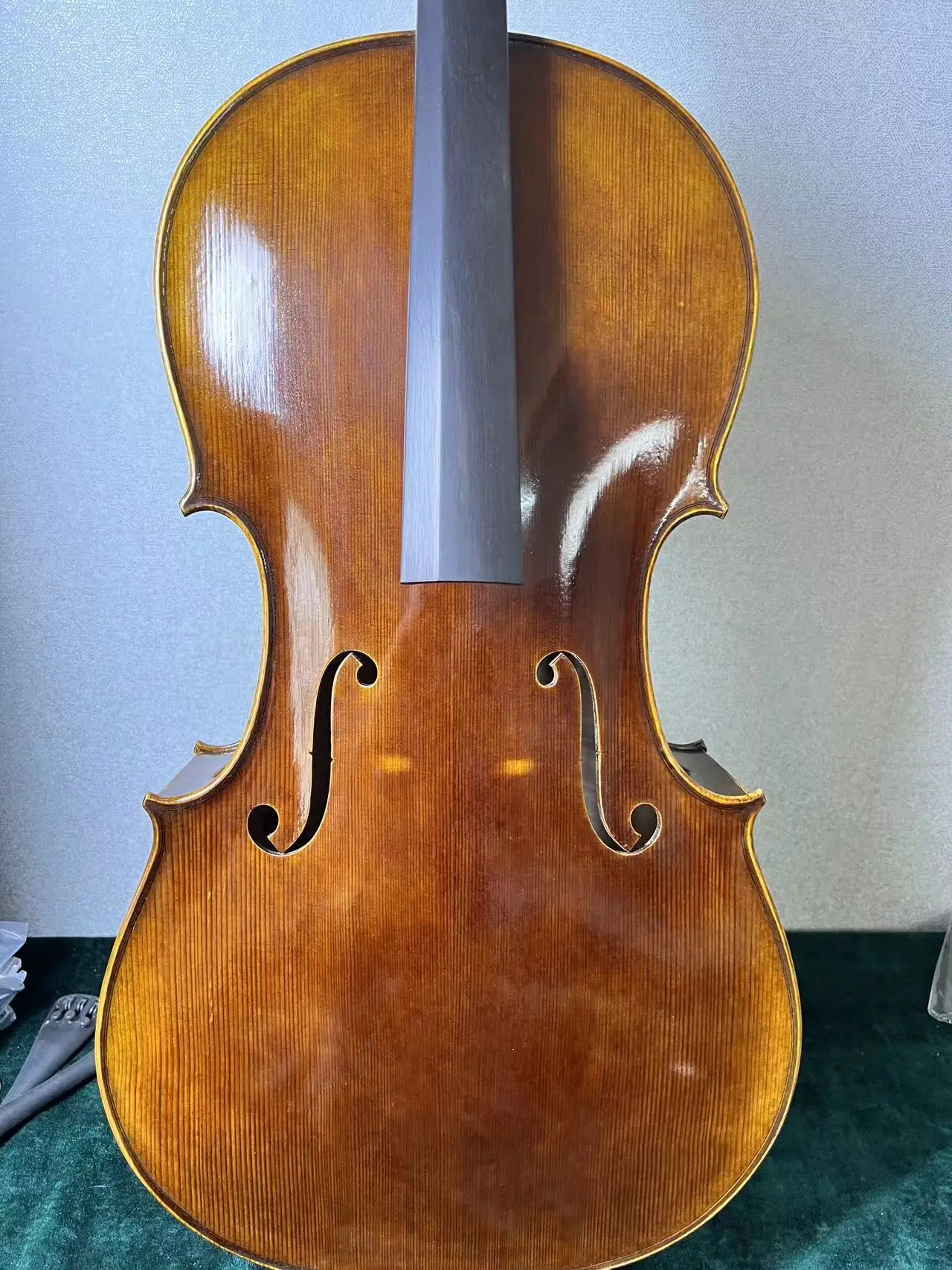 professional High quality handmade cello maple 4/4 solid wood Italian oil-based varnish cello stringed instrument violoncello
