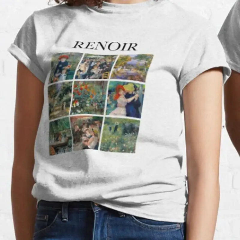 Camiseta Renoir Collage 100 Calidad Premium