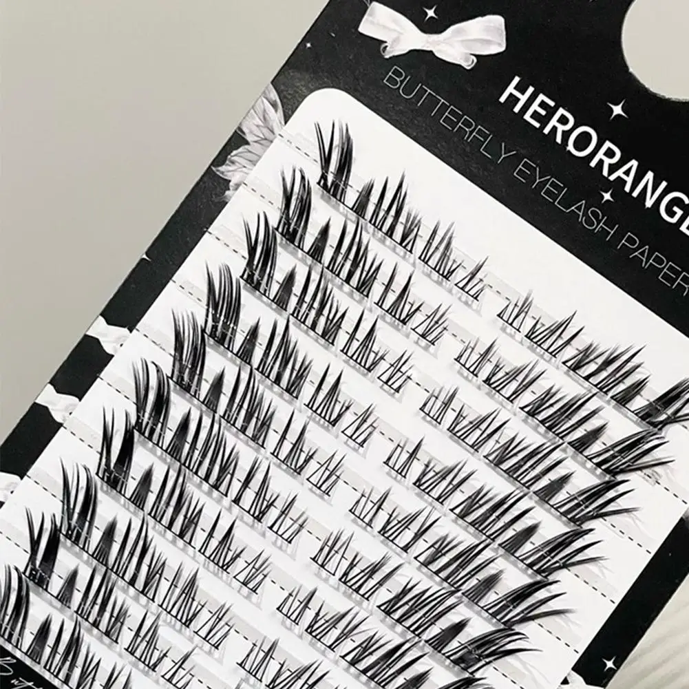 고급형 3/6/10줄 개별 속눈썹 클러스터 세그먼트형 자연스러운 속눈썹 연장 폭스 스타일 플라잉 인조 속눈썹 메이크업 도구