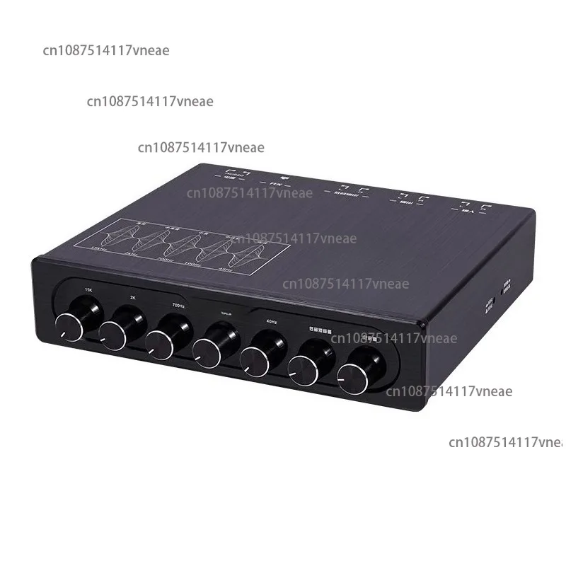 EQ500 Audiophile Pre-Amplifier 5-Band EQ Tone Audio Processing Effects Small Mixing Console