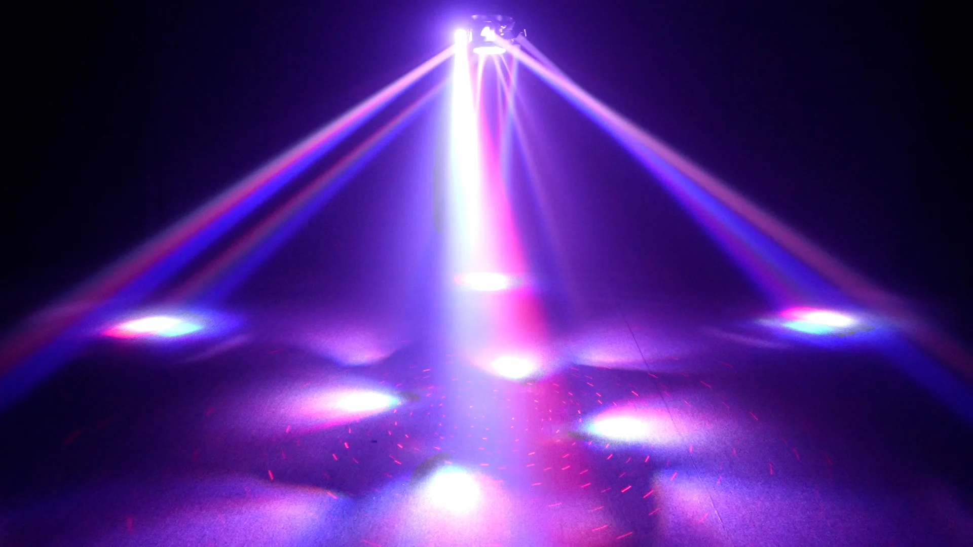Fernbedienbare Moving-Head-Lichtanlage mit 6 Armen, RGBW-Beam, Strobe, Laser, DMX512-Bühnenbeleuchtung für DJ, Disco, KTV – Detail 15