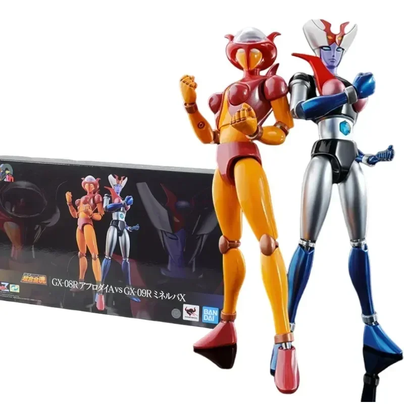 Bandai Mazinger Z Gx-08r Aimei Shen A Vs Gx-09r Minerva X Figures Anime Model Action Figure Doll Toys Collectible Gifts