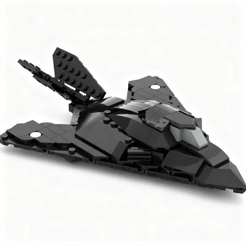 223 stuks MOC Lockheed Martin F Nighthawk Model Bouwstenen Architectuur Kerstcadeaus DIY Speelgoed Creatief Idee Onderwijs