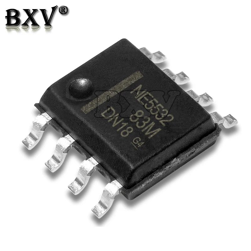 10PCS/LOT NE555 NE555DR NE5532DR SOP-8 NE5532D NE5532 N5532 Dual Operational Amplifier New Original