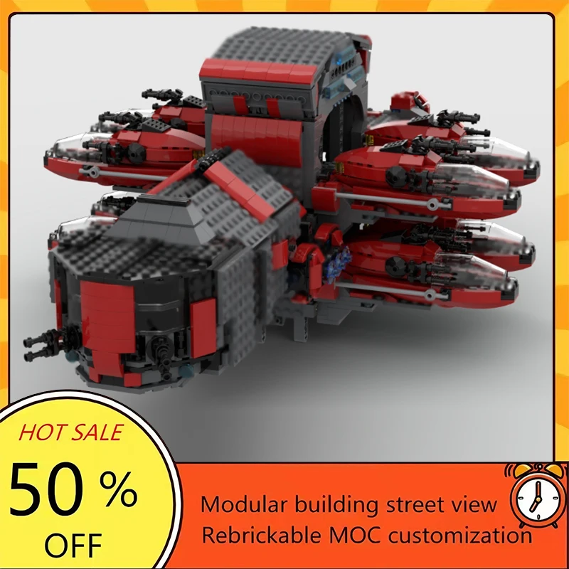 

Набор для сборки космического корабля из 2614 деталей: популярная модель из фильма «Звездные войны», модульный конструктор, технологичный подарок, праздничный набор для детей