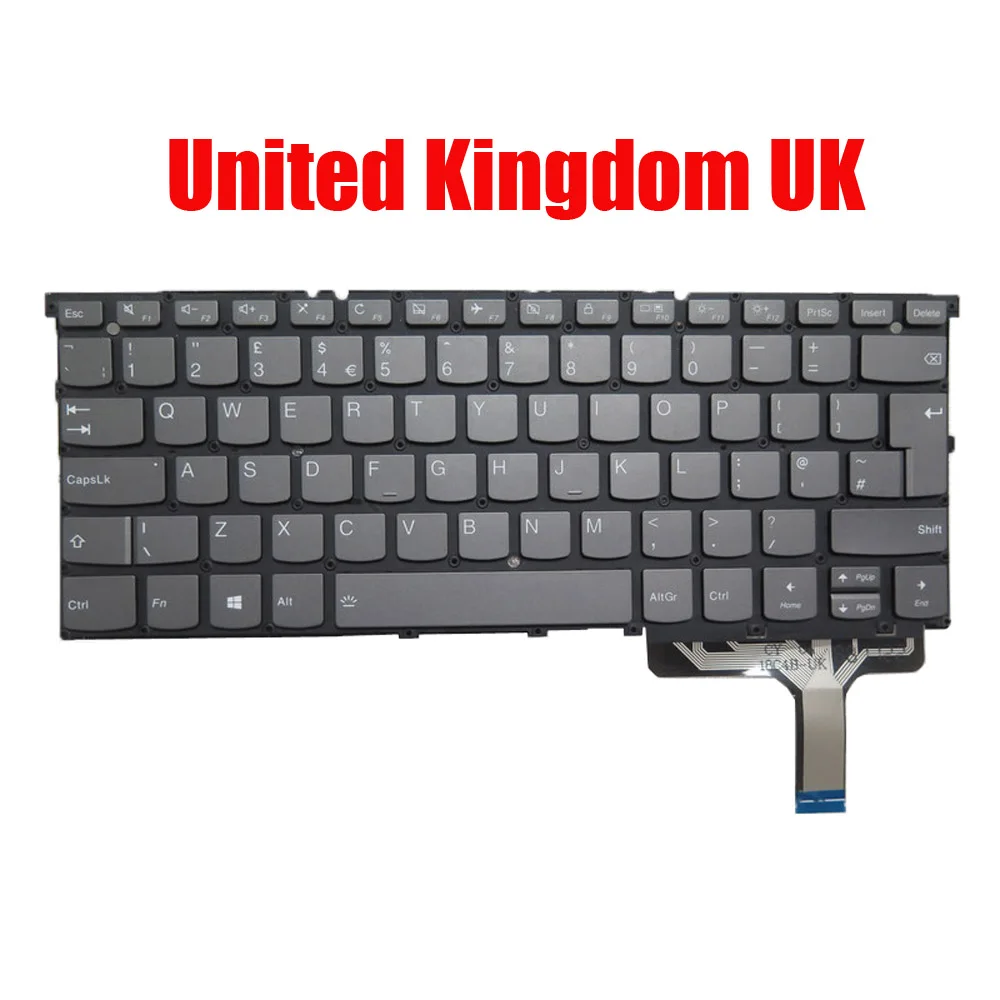 Laptop Keyboard For Lenovo Yoga S940-14IIL Yoga S940-14IWL English US UK France FR Portugal PO Greece GK Brazil BR Backlit New