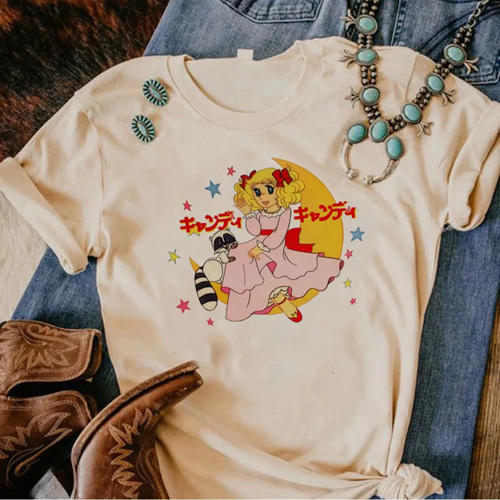 

Candy Candy Tee women summer streetwear t-shirts female streetwear clothing